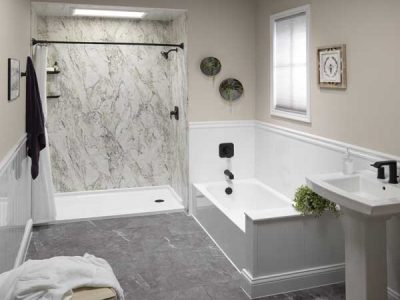 Modern Bathtub Installation